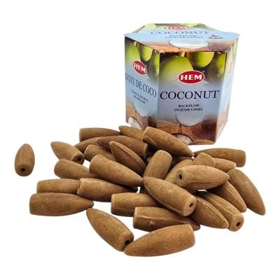 Арома-конусы - Coconut Dhoop Cones, HEM (Кокос)