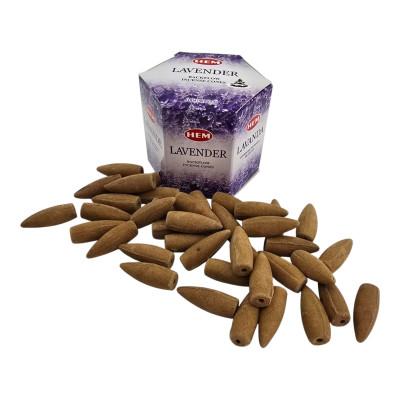 Арома-конусы с обратным потоком - Lavender Backflow Dhoop Cones, HEM (Лаванда)
