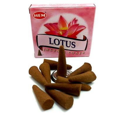 Арома-конусы - Lotus Dhoop Cones, HEM (Лотос)