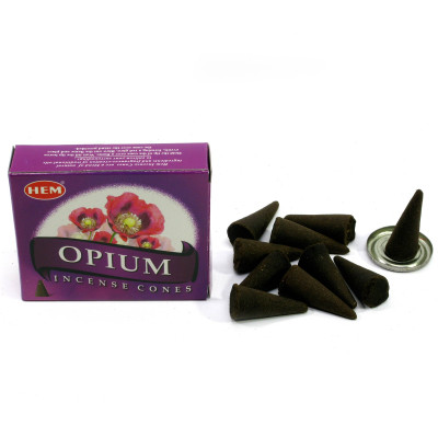 Арома-конусы - Opium Dhoop Cones, HEM (Опиум)