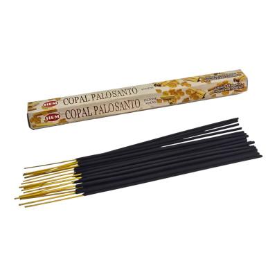 Угольные благовония - Copal Palo Santo, HEM (Янтарь и пало санто)