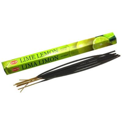 Угольные благовония - Lime Lemon, HEM (Лайм и лимон)