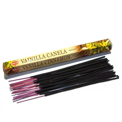 Угольные благовония - Vanilla Cinnamon, HEM (Ваниль и корица)
