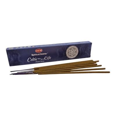 Пыльцевые благовония - Celtic Way of Life Natural Masala Incense, Масала HEM (Кельтский образ жизни)