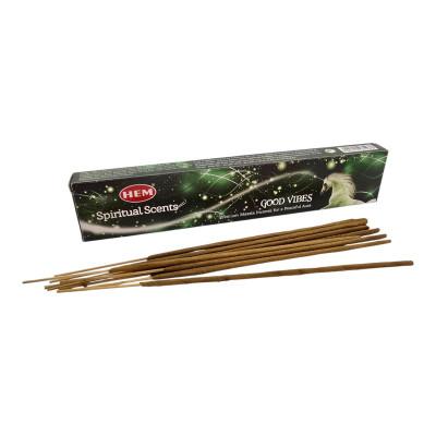 Пыльцевые благовония - Good Vibes Premium Masala Incense, Масала HEM (Позитивные вибрации)