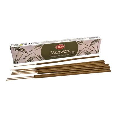 Пыльцевые благовония - Mugwort Premium Masala Incense, Масала HEM (Полынь)