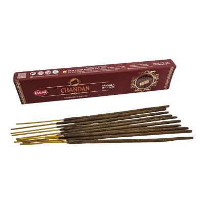 Пыльцевые благовония - Chandan Masala Incense, Масала HEM (Сандаловое дерево)