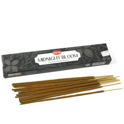Пыльцевые благовония - Midnight Bloom Premium Masala Incense, Масала HEM (Полуночное цветение)