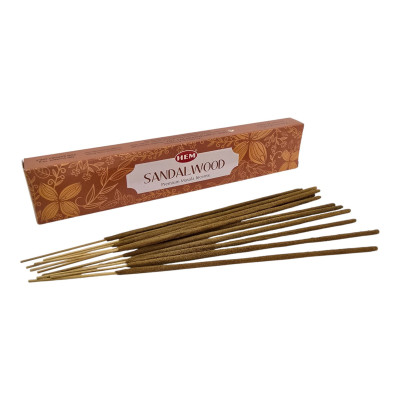 Пыльцевые благовония - Sandalwood Premium Masala Incense, Масала HEM (Сандаловое дерево)
