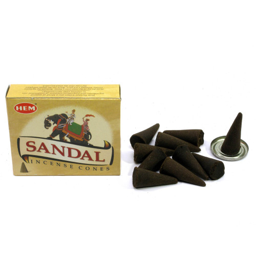 Арома-конусы - Sandal Dhoop Cones, HEM (Сандал)