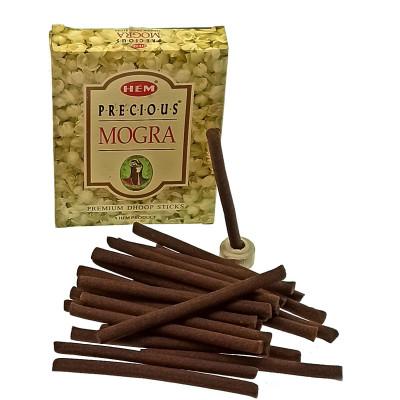 Безосновные благовония - Precious Mogra Dhoop Sticks 75 г, HEM (Драгоценный жасмин)
