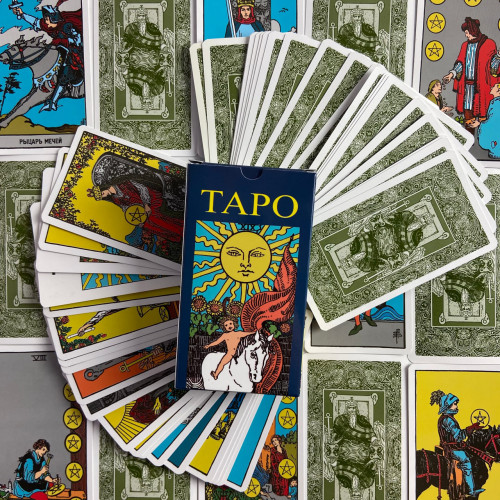 Подарочный набор таро - Райдера Уэйта, книга + карты