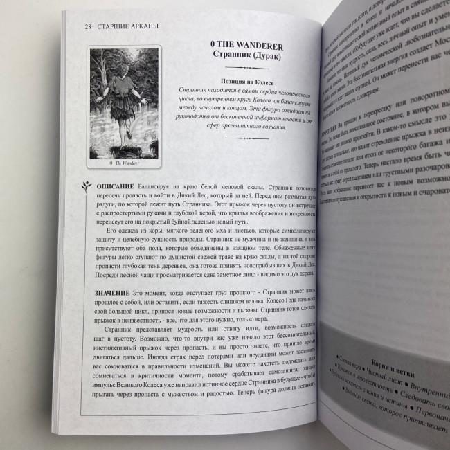Подарунковий набір таро - Дикого лісу, книга + карти
