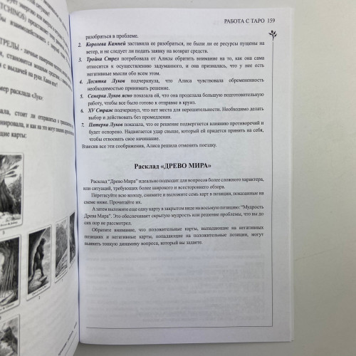 Подарочный набор таро - Дикого леса, книга + карты