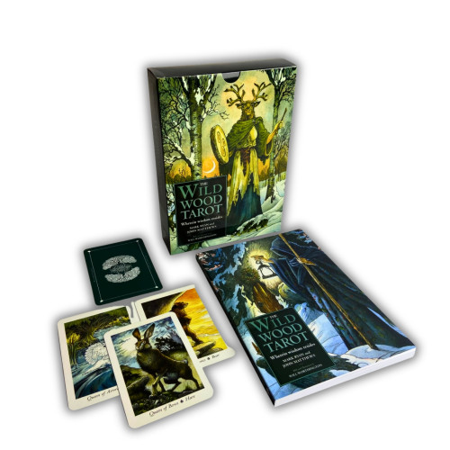 Подарочный набор таро - Дикого леса, книга + карты