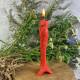 Воскова червона свічка - Стелла кохання (13,5 см)